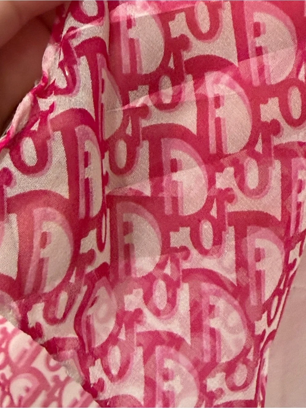 Dior luxury silk